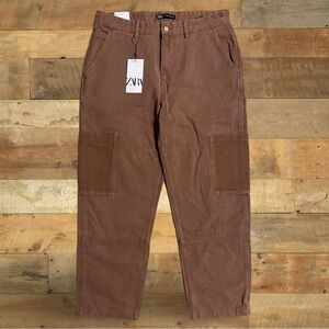 Zara dnwr Carpenter Pant Rust 34